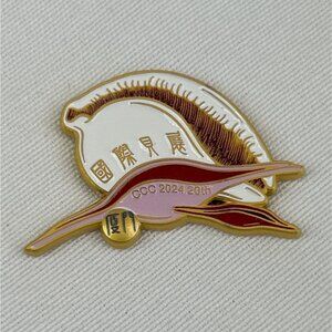 Conchologist City Club CCC 2024 20th Anniversary Gold Enamel Magnetic Lapel Pin